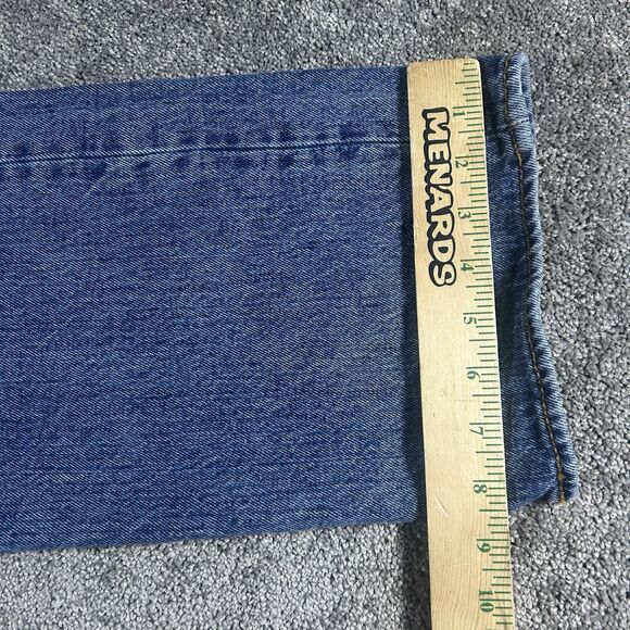 Levis 501 Jeans 38x34 Medium Wash Straight Leg Button Fly Cotton - Picture 10 of 16